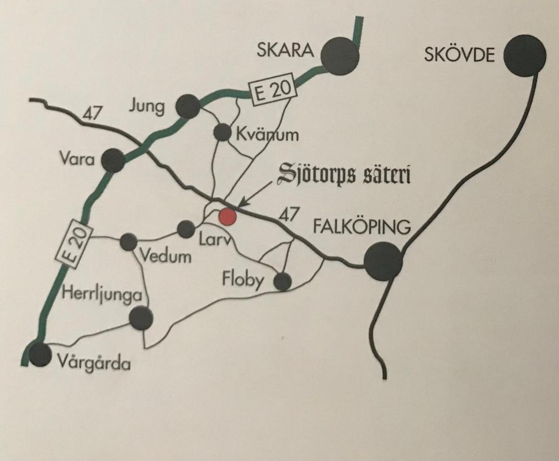 Sjoetorps Saeteris Stugby Villa Larv Dış mekan fotoğraf